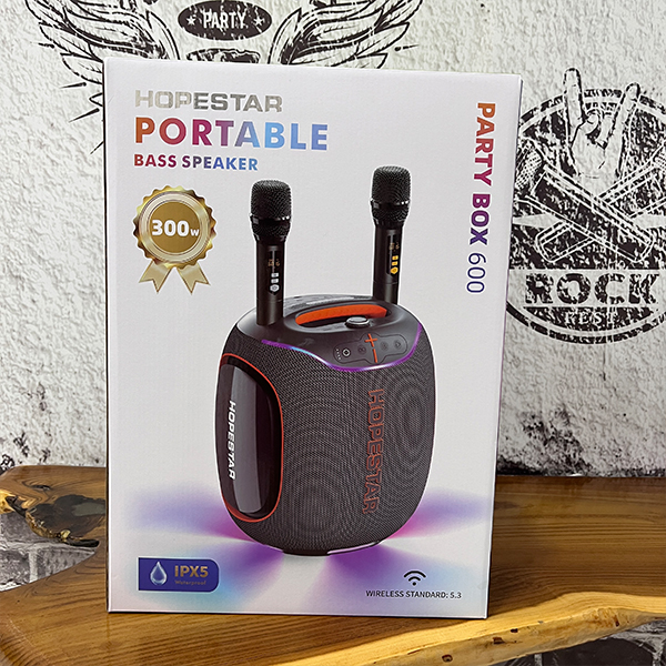 اسپیکر هاپ استار مدل Hopestar party box600